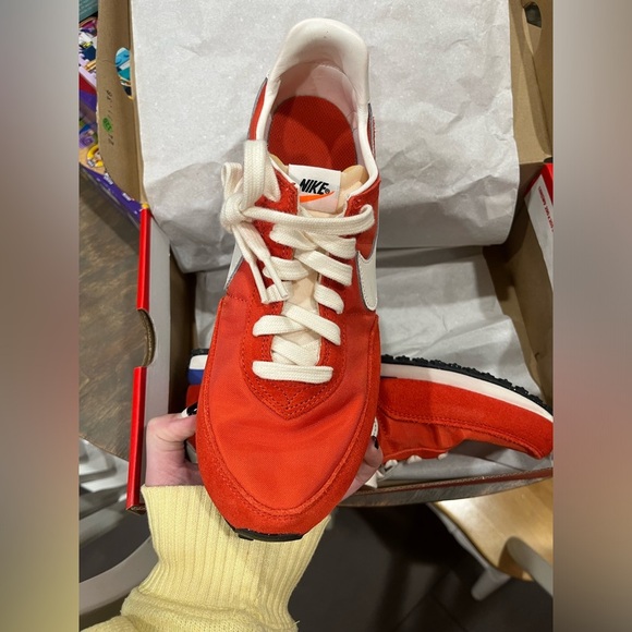 Nike Waffle Trainer 2 "GS" Shoes in Mantra Orange DC6477 800 Sz 7Y Brand New - Picture 7 of 10